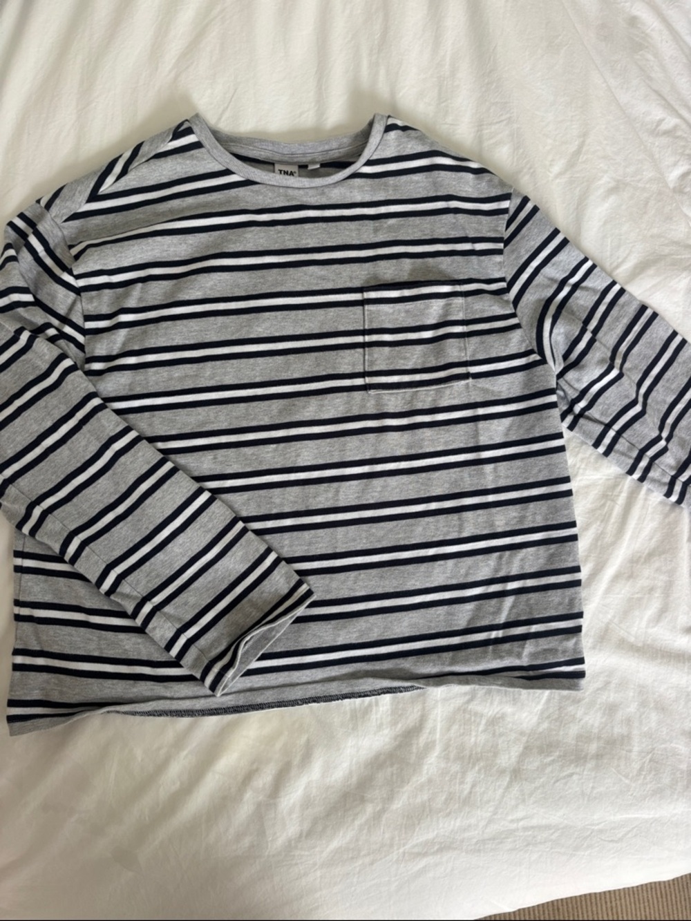 Aritzia TNA striped top